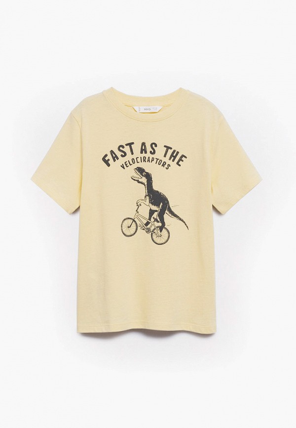 

Футболка Mango Kids, Желтый, EASY