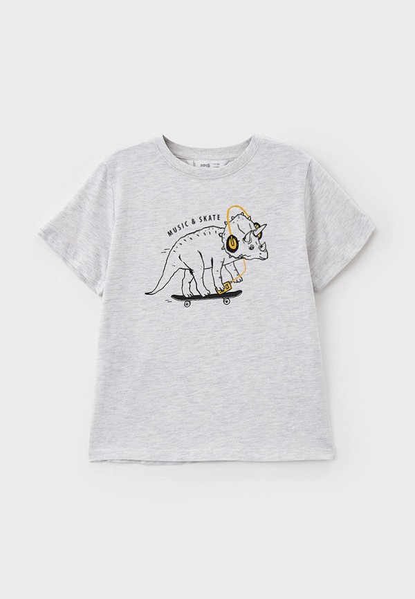 

Футболка Mango Kids, Серый, LEON