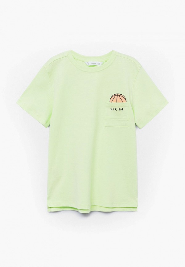 

Футболка Mango Kids, Зеленый, SPORT