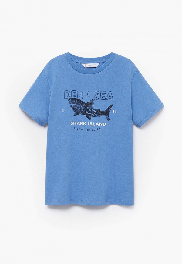 

Футболка Mango Kids, Синий, Mango Kids RTLAAJ602301