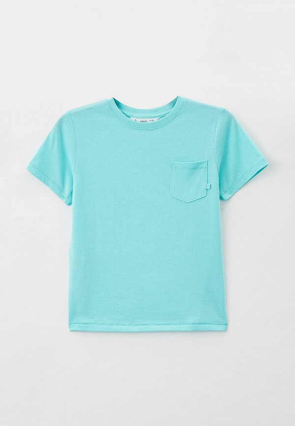 

Футболка Mango Kids, Бирюзовый, Mango Kids RTLAAJ602501