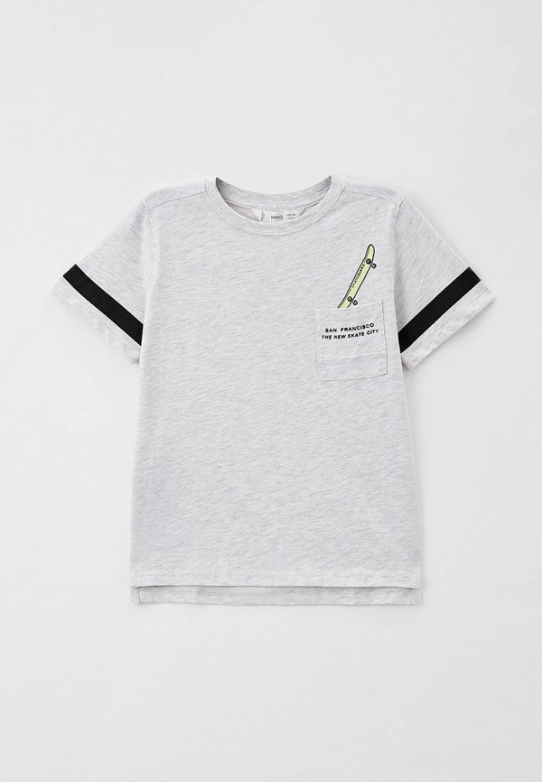 

Футболка Mango Kids, Серый, Mango Kids RTLAAJ602601