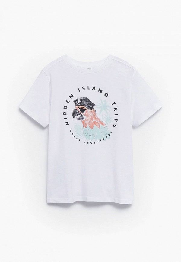 

Футболка Mango Kids, Белый, LORO