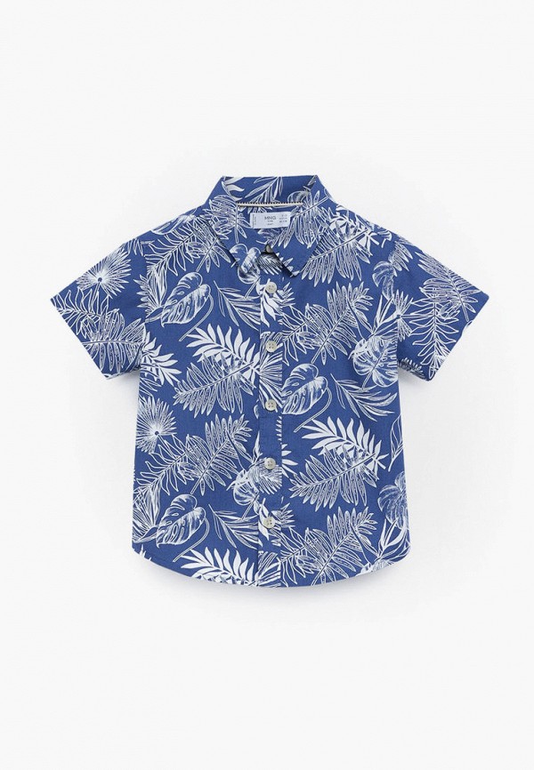 

Рубашка Mango Kids, Синий, Mango Kids RTLAAJ606801