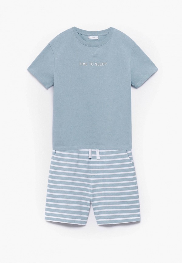 

Пижама Mango Kids, Голубой, TIME-I