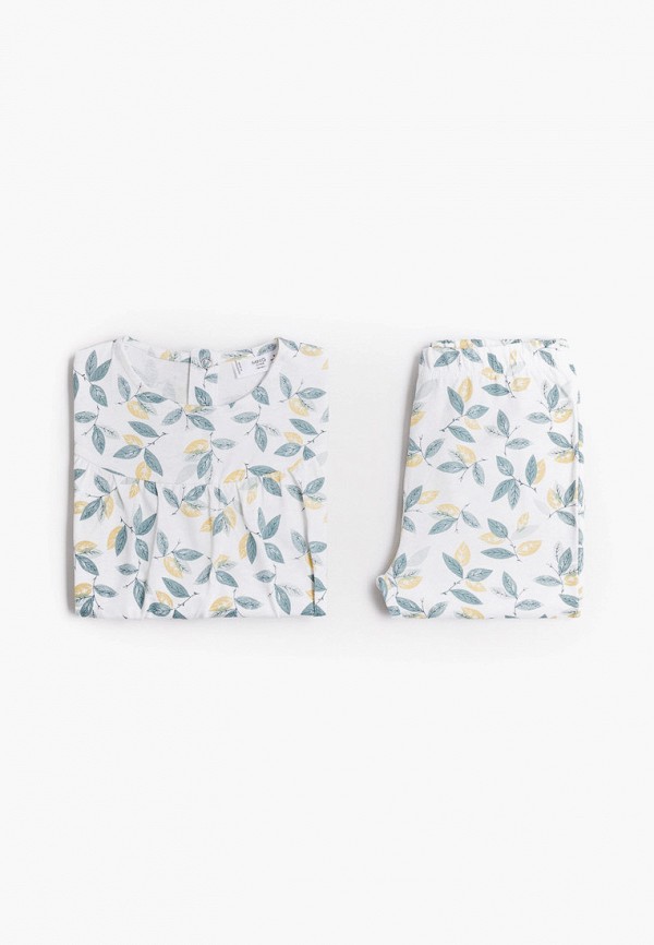 

Пижама Mango Kids, Белый, LEAF