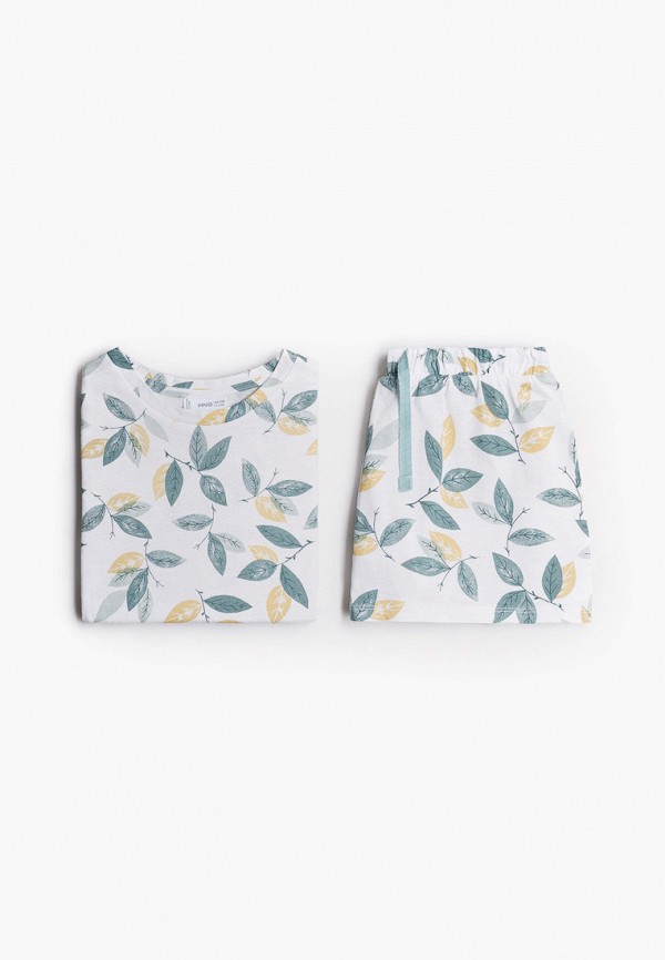 

Пижама Mango Kids, Белый, LEAF