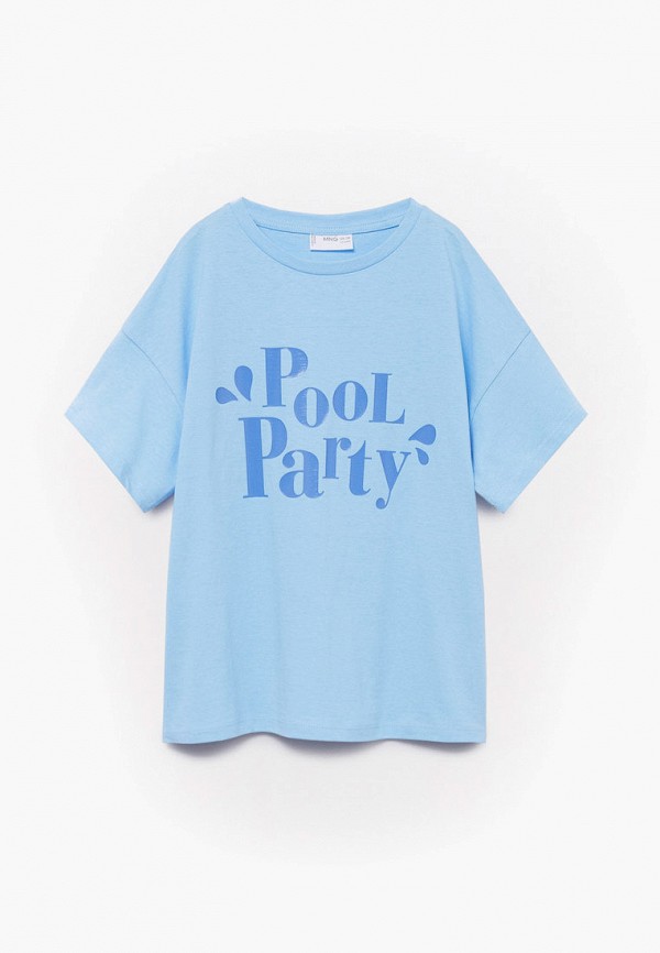 

Футболка Mango Kids, Голубой, Mango Kids RTLAAJ617201