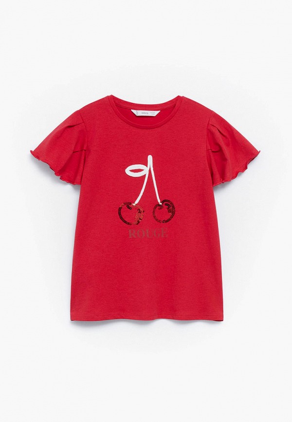 

Футболка Mango Kids, Розовый, Mango Kids RTLAAJ617601