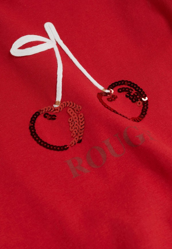 

Футболка Mango Kids, Розовый, CHERRY