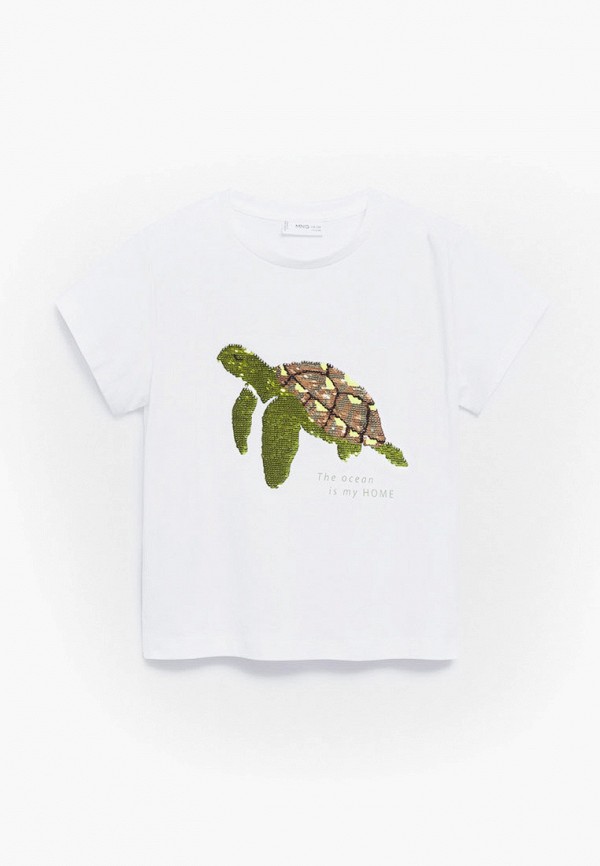 

Футболка Mango Kids, Белый, SEQUI