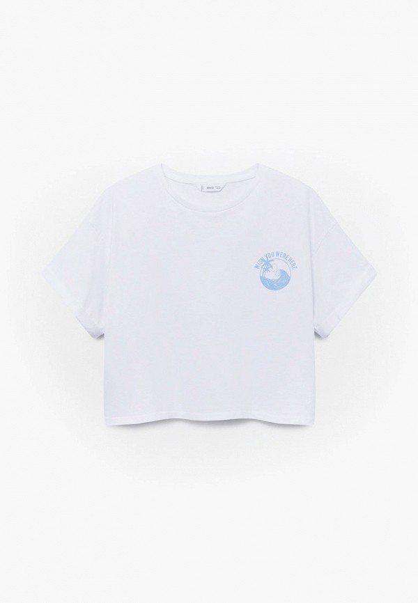 

Футболка Mango Kids, Белый, SUNSET
