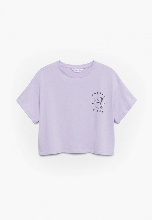 

Футболка Mango Kids, Фиолетовый, SUNSET