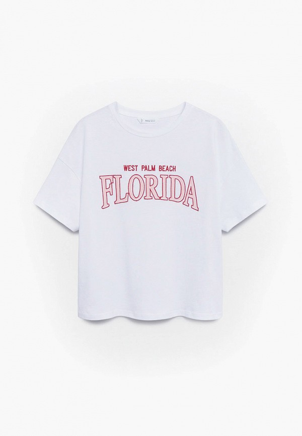 

Футболка Mango Kids, Белый, FLORIDA
