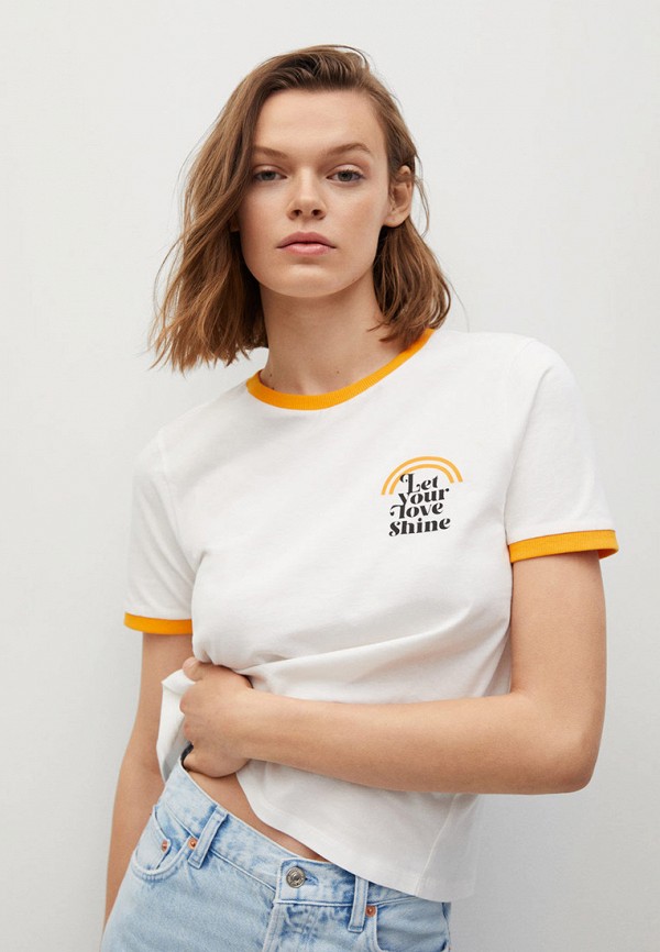 

Футболка Mango, Белый, PSTSHINE