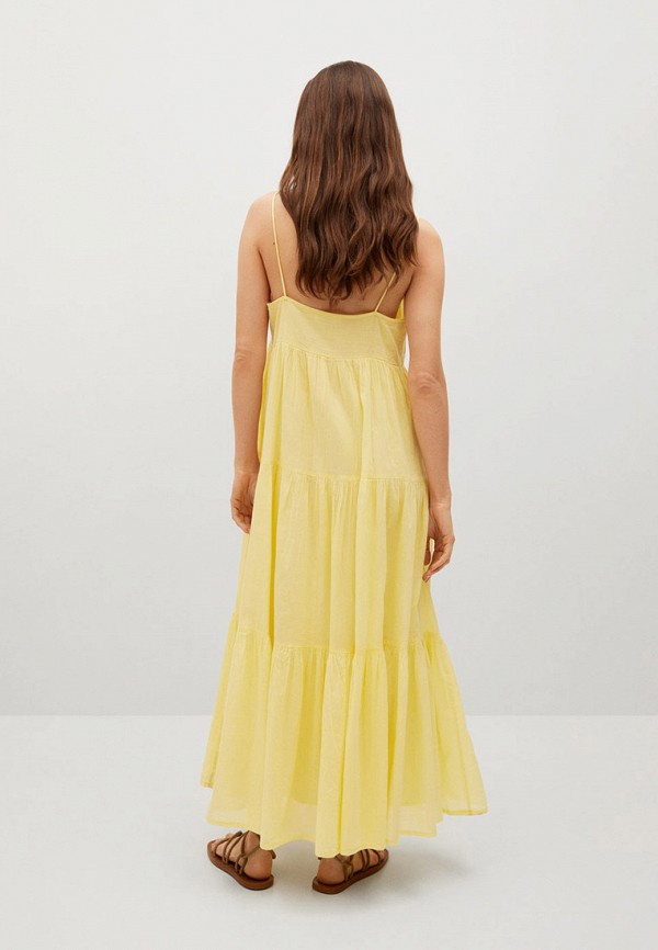 

Сарафан Mango, Желтый, COTTON