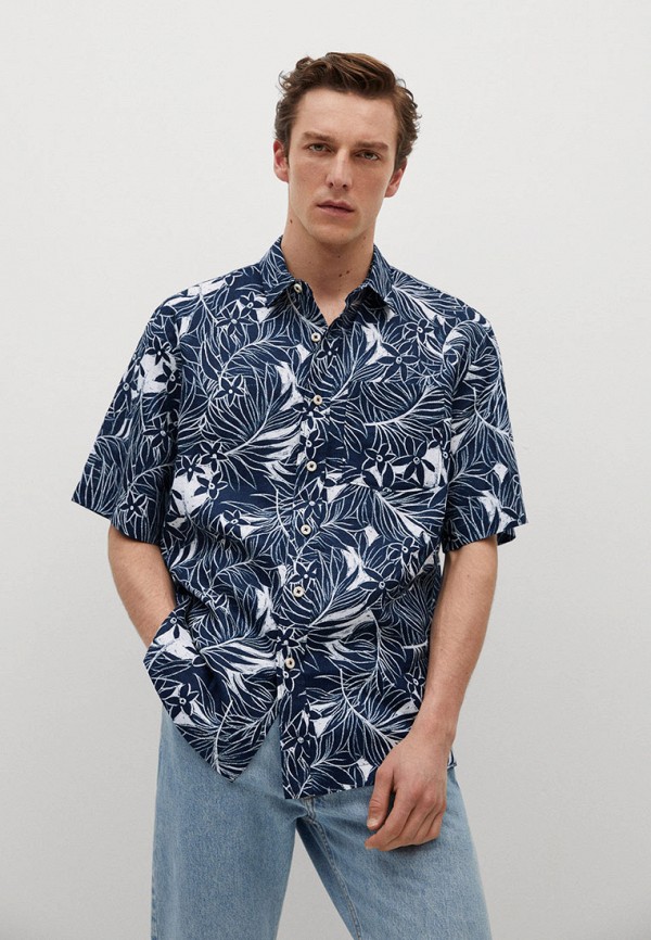 

Рубашка Mango Man, Синий, HIBISCUS