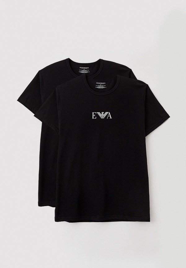 

Футболки домашние 2 шт. Emporio Armani, Черный