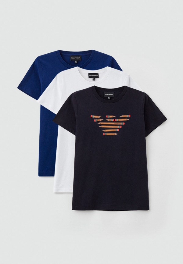 

Футболки 3 шт. Emporio Armani, Разноцветный
