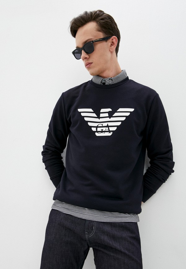 

Свитшот Emporio Armani, Синий, Emporio Armani RTLAAJ787401