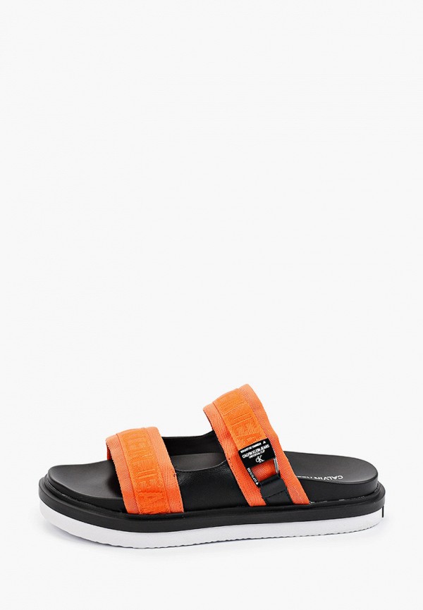 

Сандалии Calvin Klein Jeans, Оранжевый, FLAT SANDAL TWOSTRAPS PES