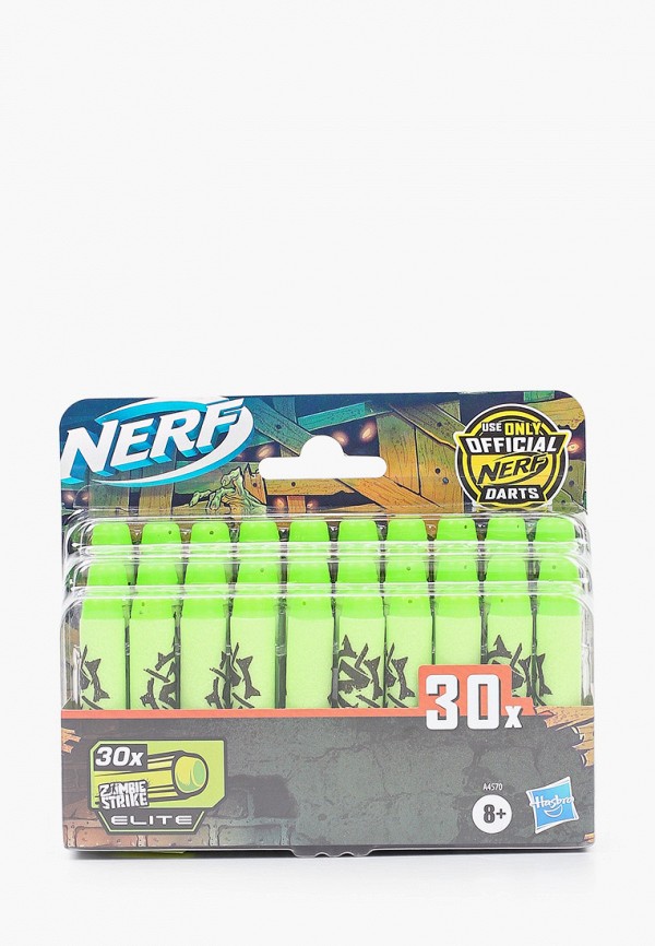 

Игрушка Nerf, Зеленый, стрелы, НЁРФ ЗОМБИ, 30 шт