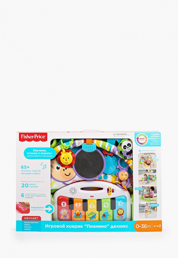 

Коврик детский Fisher-Price, Разноцветный, Fisher-price Коврик "Пианино" Делюкс