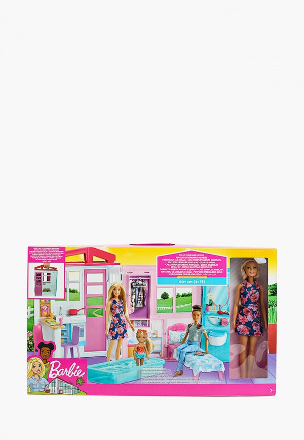 

Дом для куклы Barbie, Разноцветный, Раскладной, 60+ см
