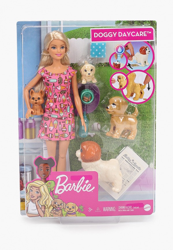 

Кукла Barbie, Разноцветный, Barbie® и щенки
