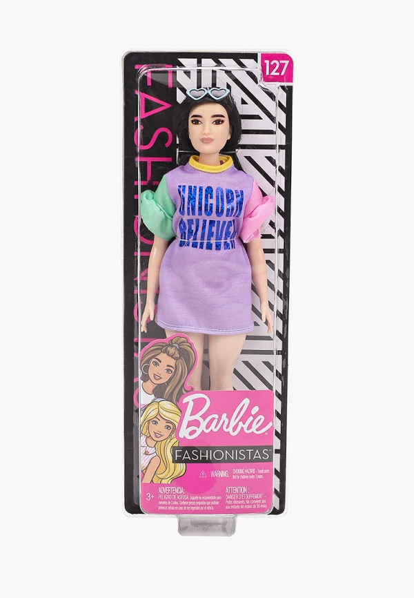 

Кукла Barbie, Разноцветный, из серии "Игра с модой", 29 см