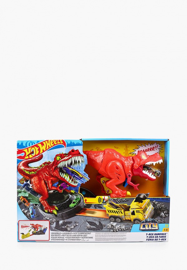 

Игрушка Hot Wheels, Красный, Яростный Ти-рекс