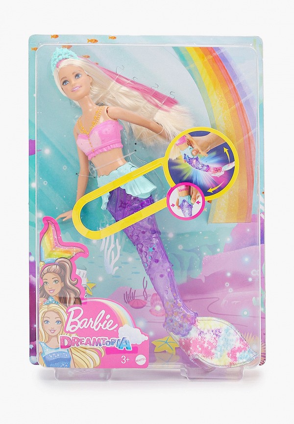 

Кукла Barbie, Разноцветный, "Сверкающая русалочка", 33 см