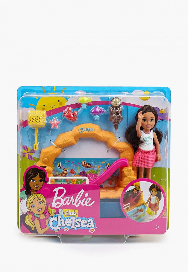 

Кукла Barbie, Разноцветный, "Аквариум с куклой Челси" и с аксессуарами