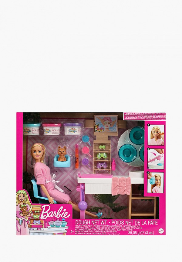 

Кукла Barbie, Разноцветный, с набором СПА