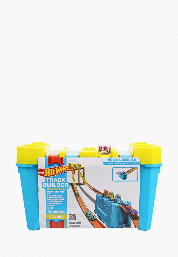 

Трек Hot Wheels, Разноцветный, Конструктор Трасс Игровой ящик Безлимитная гравитация, 18 деталей