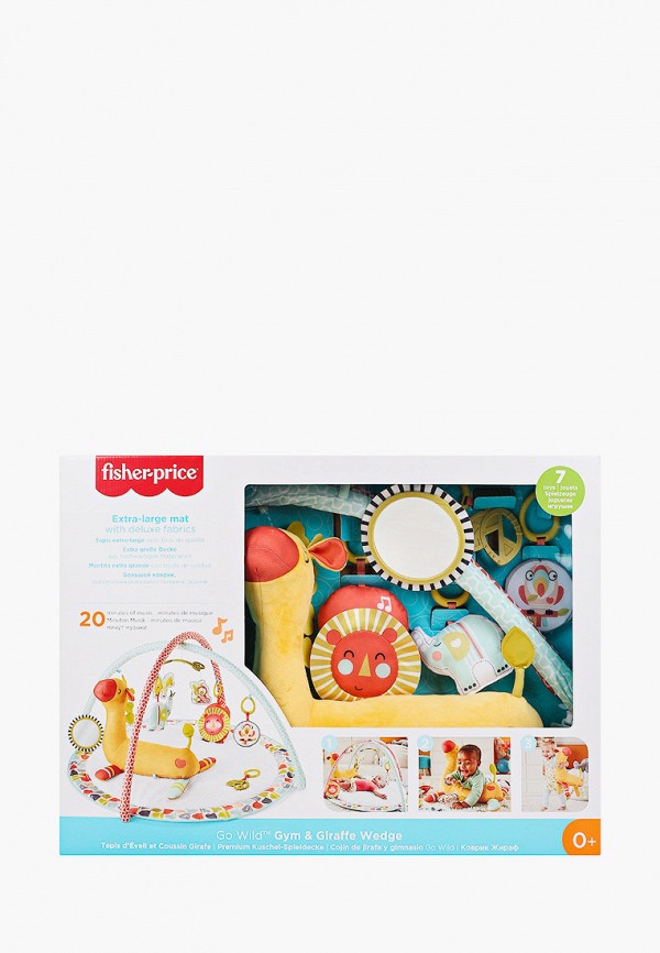 

Коврик детский Fisher-Price, Разноцветный, "Жираф"