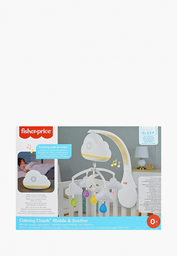 

Игрушка Fisher-Price, Белый, Мобиль для кроватки "Облачка"