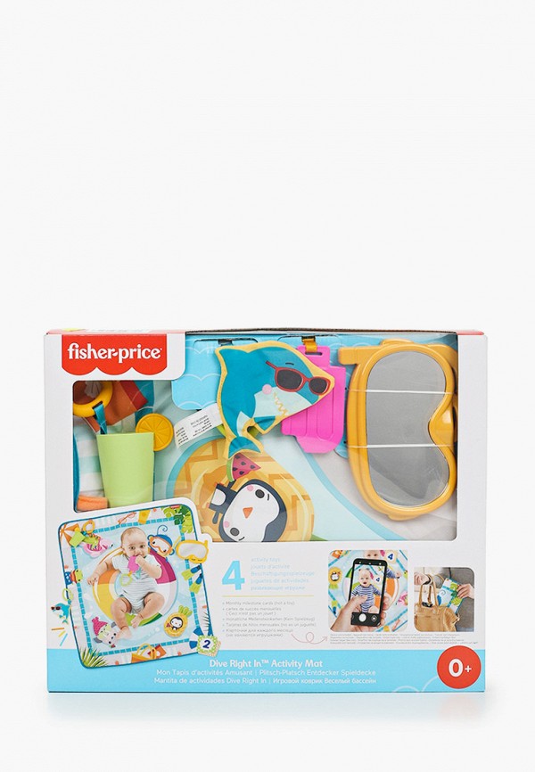 

Коврик детский Fisher-Price, Разноцветный, Fisher-Price® Коврик " Водный всплеск"
