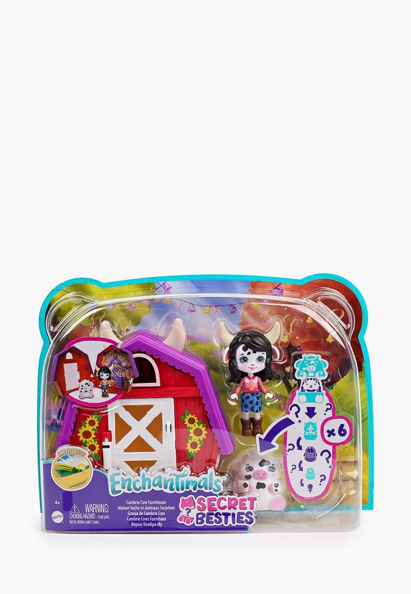 

Кукла Enchantimals, Разноцветный, "Маленький домик Коровы"