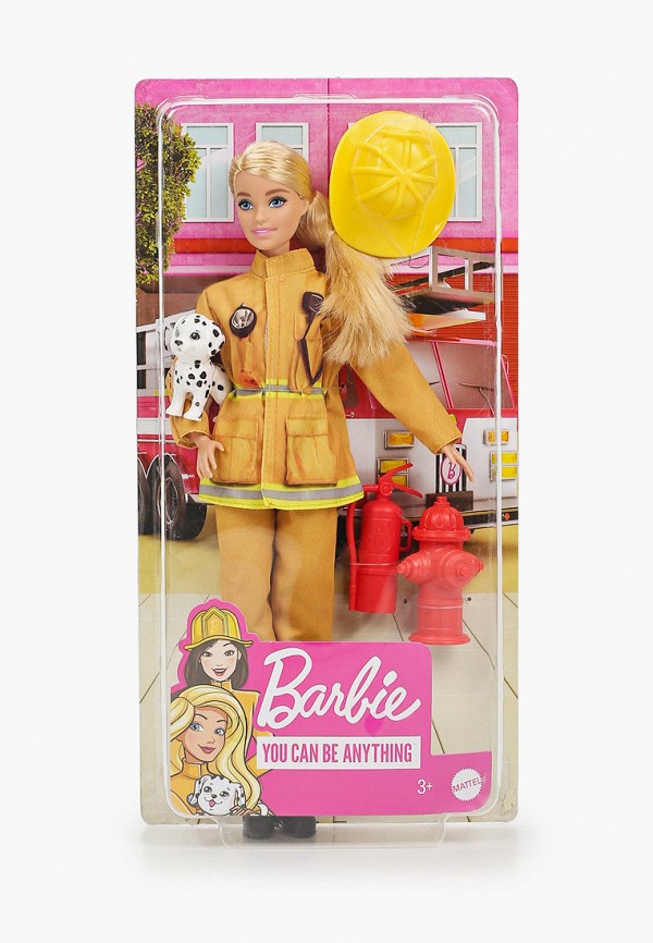 

Кукла Barbie, Разноцветный, "пожарный"