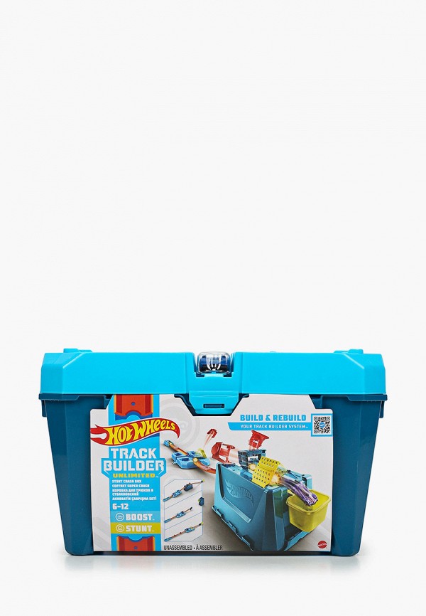 

Трек Hot Wheels, Разноцветный, Конструктор Трасс Игровой ящик Разрушительные трюки