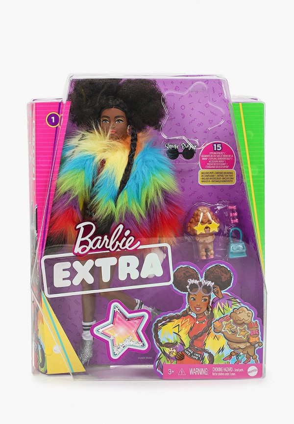 

Кукла Barbie, Разноцветный, Barbie® Экстра - в радужном пальто