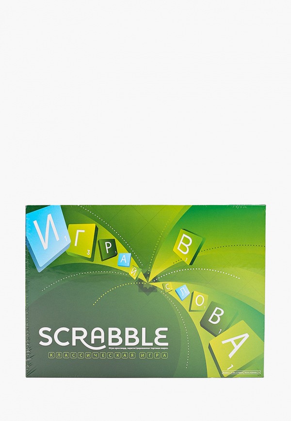 

Игра настольная Mattel Games, Разноцветный, Scrabble®, Скраббл классический