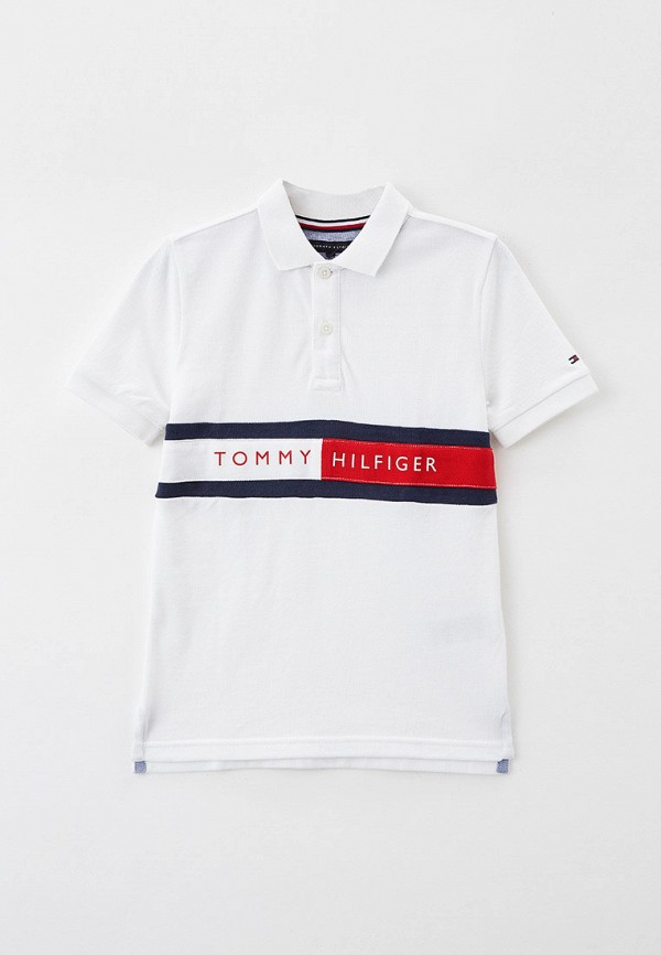 

Поло Tommy Hilfiger, Белый