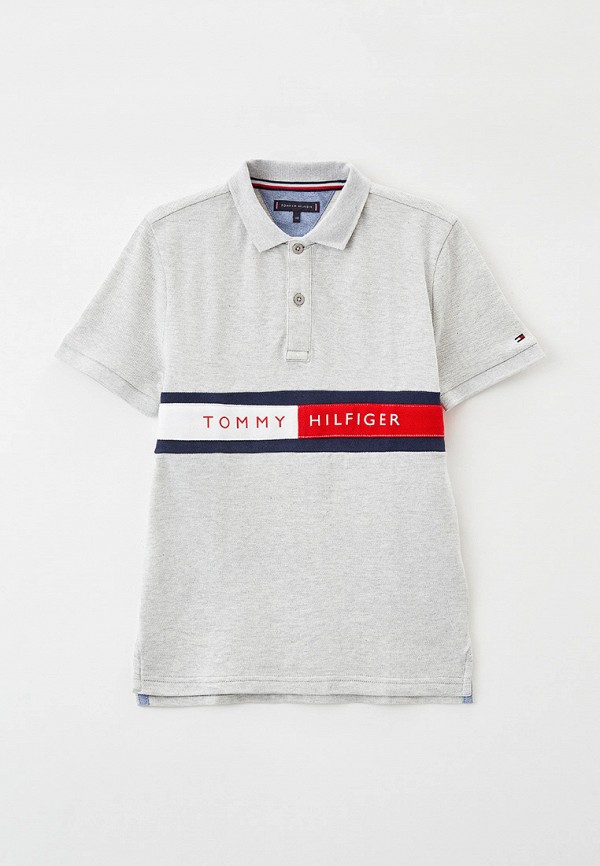 

Поло Tommy Hilfiger, Серый