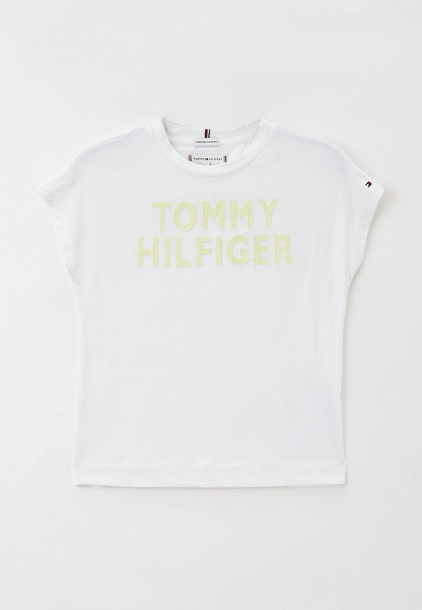 Футболка Tommy Hilfiger белый KG0KG05865 RTLAAJ822101