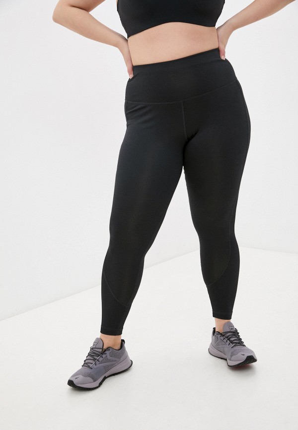 

Леггинсы Reebok, Черный, WOR RIB HIGHRISE TIGHT IN