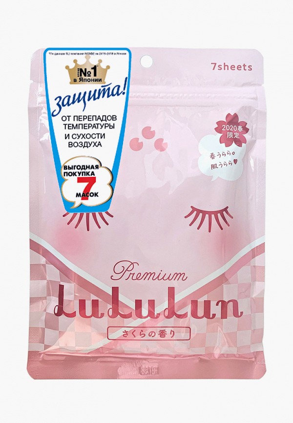 

Маска для лица LuLuLun, Прозрачный, увлажняющая и улучшающая состояние кожи Premium Face Mask Spring Sakura 7 шт.