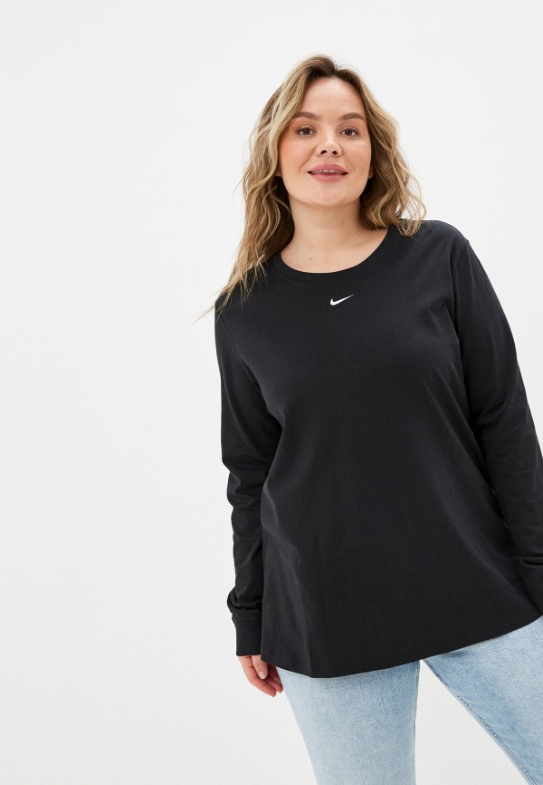 

Лонгслив Nike, Черный, W NSW TEE ESSNTL LS LBR
