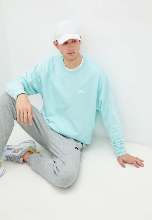 

Свитшот Nike, Бирюзовый, M NSW CLUB CRW FT